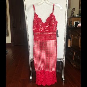 Red lace Dress
